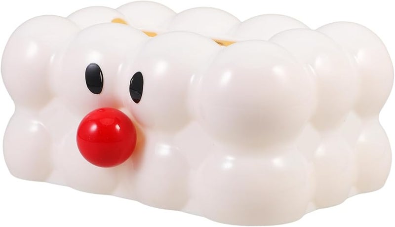 غطاء صندوق المناديل الكرتوني المبتكر حامل النابض للأنف للمكتب غرفة المعيشة السيارة - Image 1